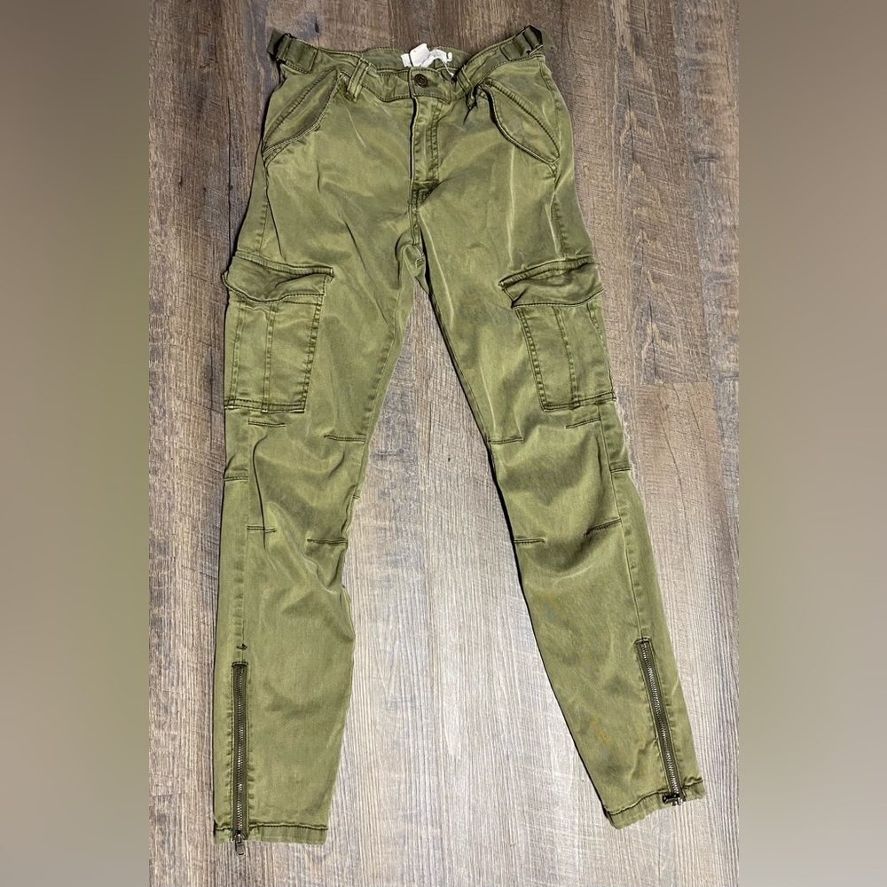 H&M Olive Green Cargo Jeans